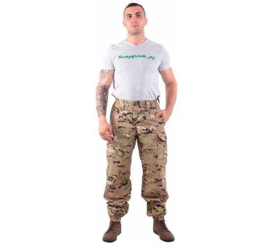 Костюм KE Tactical Снайпер-2 multicam рип-стоп, с налокотниками и наколенниками, р-р 44-46, рост 170-176 6022403