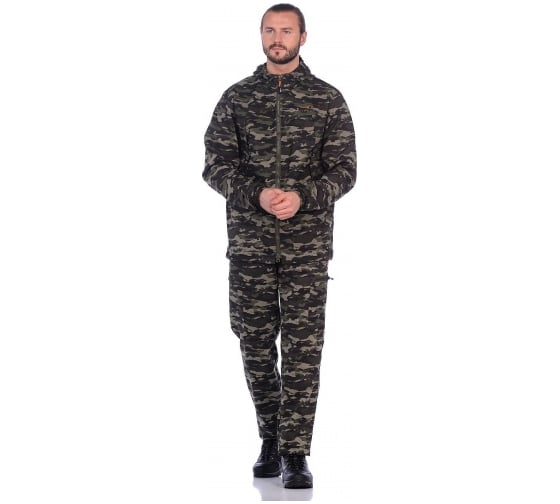 Костюм TAYGERR Сармат Твил, черный тигр, лето, р-р 44-46, рост 170-176 419/черный 1
