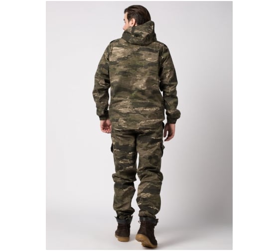 Костюм TAYGERR Тактик NEW Рип-флис, зеленый тигр, осень-весна, р-р 48-50, рост 182-188 7693/зеленый2