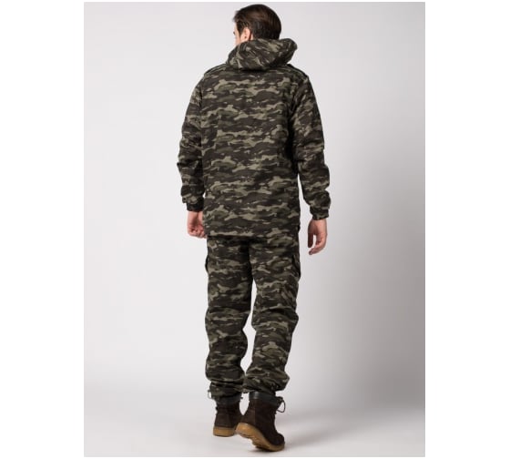 Костюм TAYGERR Тактик NEW Рип-флис, черный тигр, осень-весна, р-р 48-50, рост 170-176 7693/черный1