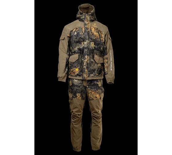 Костюм демисезонный мужской Fantom Force Gorka NEXT Demi (ALOVA/FINLANDIA), 510-3 Dark Forest\Finlandia Khaki 1, рост 182-188, размер 96-100 FFPD-1-03-5103-5-96