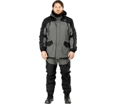 Костюм демисезонный мужской Fantom Force Gorka NEXT Demi (TASLAN), Grey\Black, рост 182-188, размер 112-116 FFPD-1-03-GRBL-5-112