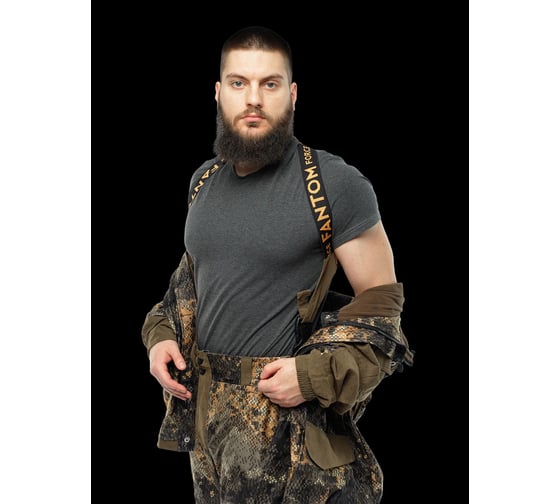 Костюм демисезонный мужской Fantom Force Gorka NEXT Demi (ALOVA/FINLANDIA), 510-3 Dark Forest\Finlandia Khaki 1, рост 170-176, размер 112-116 FFPD-1-03-5103-3-112