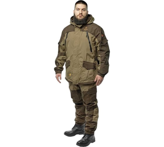 Костюм демисезонный мужской Fantom Force Gorka NEXT Demi (TASLAN), Khaki 93\Khaki 139, рост 182-188, размер 112-116 FFPD-1-03-KH93139-5-112