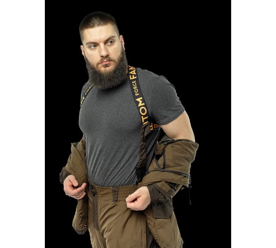 Костюм демисезонный мужской Fantom Force Gorka NEXT Demi (TASLAN), L.Brown 21\D.Brown 22, рост 182-188, размер 120-124 FFPD-1-03-TASLBDB-5-120
