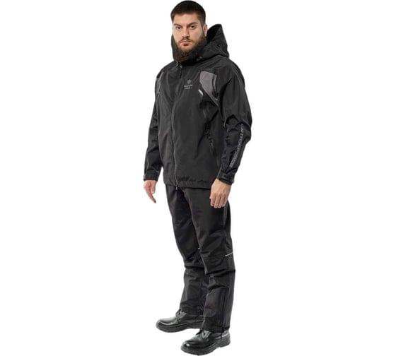 Костюм демисезонный мужской Fantom Force STORM, Black\Grey, рост 170-176, размер 112-116 FFPD-1-07-BLGR-3-112