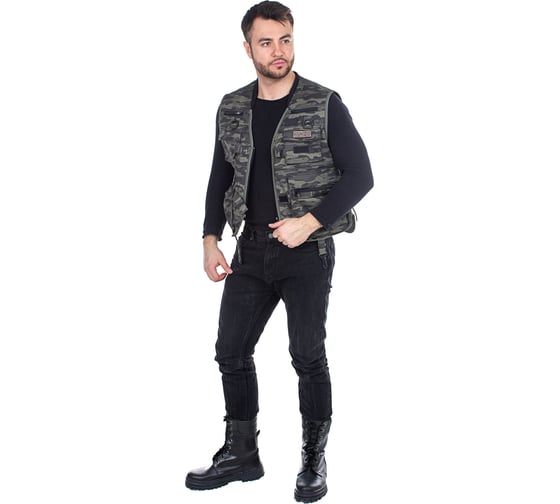 Летний жилет HUNTSMAN Енисей, цвет Тень, р. 48-50/176 НФ-00000303/48-50/176