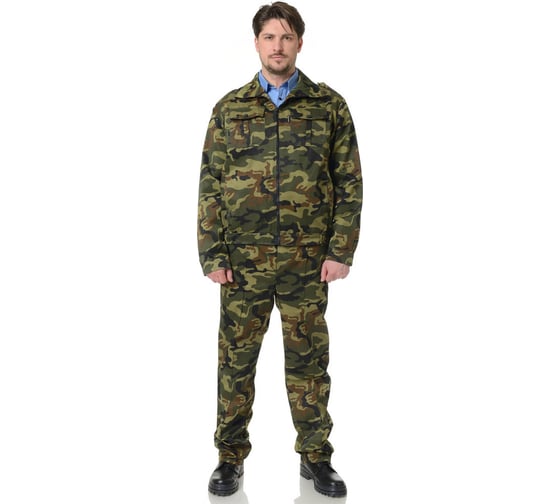 Костюм мужской Прабо Альфа КМФ кукла, р-р 52-54/182-188 20926 1