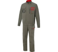 Костюм с отстегивающимися рукавами СОЮЗСПЕЦОДЕЖДА НЭКСТ (NEXT) хаки/красный, размер 60-62, рост 170-176 2000000241234