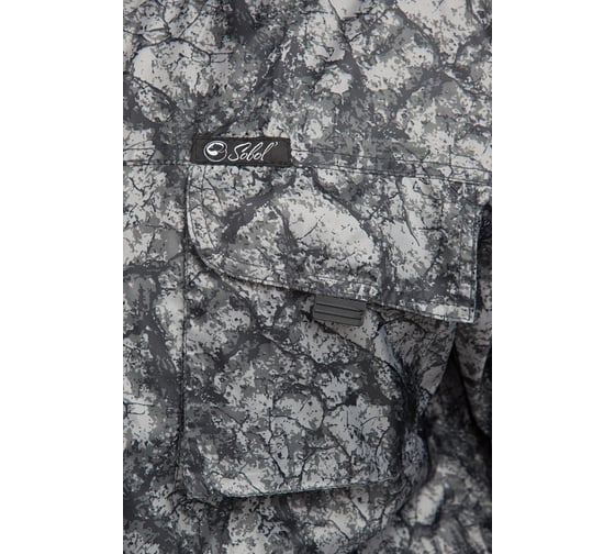 Костюм Sobol ФОРЕСТ, серый камни, проклеенные швы, Кос 447/112/170