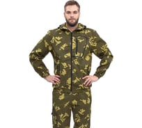 Костюм Урсу.с "ТУРИСТ 1" куртка/брюки цвет: кмф "Граница хаки", ткань: Грета ; 48-50, 182-188 КОС286-ГРАНИЦА ХАКИ
