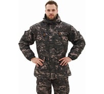 Костюм Урсу.с "ГЕРКОН-ВЕСНА/ОСЕНЬ" куртка/брюки цвет: кмф "ЧЕРНЫЙ МУЛЬТИКАМ" ткань:Кошачий глаз ; 44-46, 182-188 КОС448-ЧЕРНЫЙ МУЛЬТИКАМ