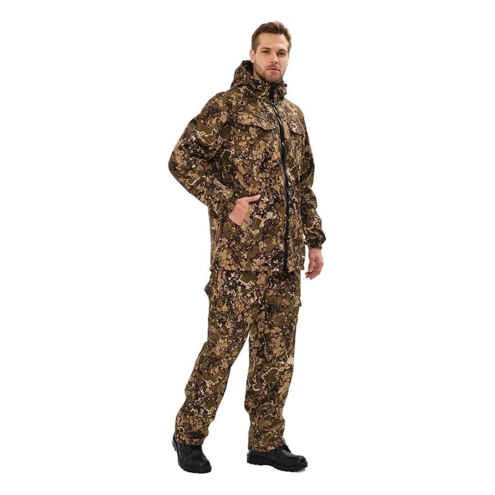 Костюм URSUS "РОВЕР" куртка/брюки, цвет КМФ "Камни", ткань Полофлис ...