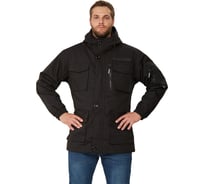 Куртка демисезонная URSUS "КОНТРОЛ-ВЕСНА/ОСЕНЬ" цвет ЧЕРНЫЙ, ткань Твил рип-стоп, размер 48-50, рост 170-176 КУР677-ЧЕРНЫЙ