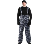 Брюки мужские зимние URSUS "Охрана" КМФ серый "вихрь" БРЮ601-К029/60-62, 170-176