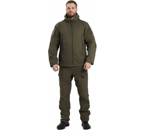 Костюм URSUS "ШТУРМ" куртка/брюки, цвет КМФ хаки, ткань Твилл Пич КОС1055-ХАКИ/44-46, 170-176
