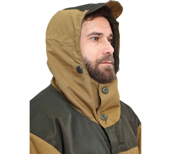 Костюм мужской демисезонный URSUS "Горка 3" палатка 270 гр/м2 хаки 100% хлопок КОС288-д-270Ф/44-46, 182-188