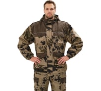 Костюм демисезонный URSUS "БАРС-ВЕСНА/ОСЕНЬ" куртка/брюки, цвет смог/темный хаки, ткань алова/канада КОС721-СМОГ/60-62, 182-188
