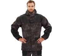 Костюм URSUS "ГОРКА-ГОРЕЦ" куртка/брюки, цвет КМФ чёрный/чёрный, ткань Грета КОС818-КМФ ЧЕРНЫЙ/44-46, 170-176