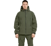 Костюм URSUS "ВЕПРЬ" куртка/брюки, цвет хаки, ткань Софтшелл КОС619-ХАКИ/44-46, 182-188