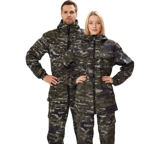 Костюм URSUS "РОВЕР" куртка/брюки, цвет КМФ "Бастион", ткань Полофлис КОС346-БАСТИОН/64-66, 182-188 1