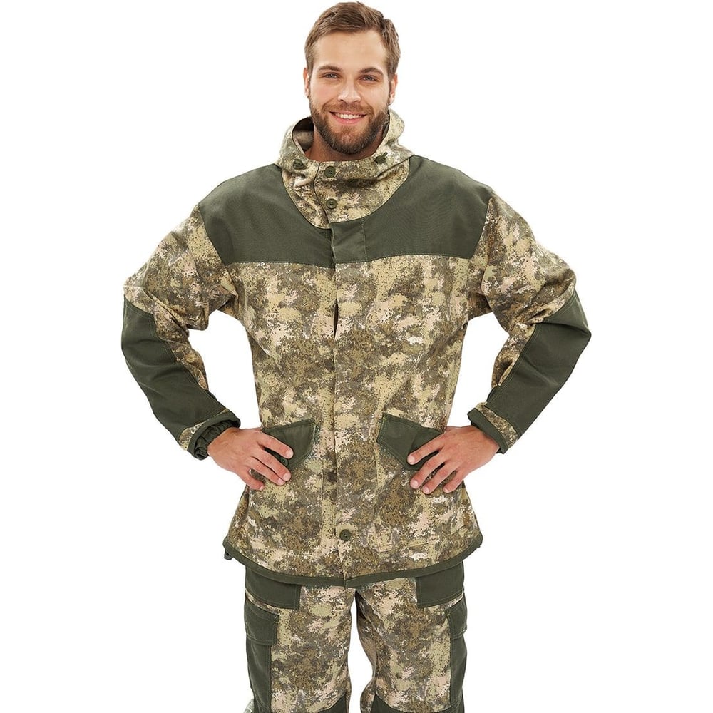 Костюм URSUS "ГОРКА-ГОРЕЦ" куртка/брюки, цвет КМФ "Туман"/темный хаки ...