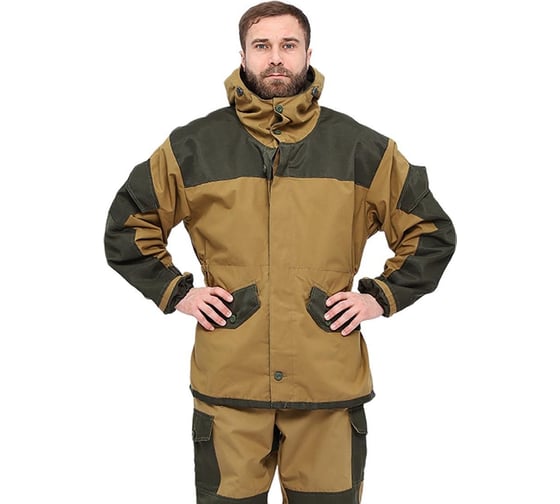 Костюм мужской демисезонный URSUS "Горка 3" палатка 270 гр/м2 хаки 100% хлопок КОС288-д-270Ф/52-54, 182-188 1