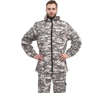 Костюм URSUS "ТУРИСТ 2" куртка/брюки, цвет КМФ "Цифра светло-серая", ткань Твил Пич КОС668-ЦИФРА светло-серый/44-46, 170-176