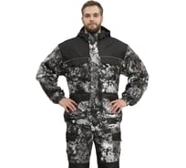 Костюм демисезонный URSUS "БАРС-ВЕСНА/ОСЕНЬ" куртка/брюки, цвет КМФ "Глина"/черный, ткань Алова КОС721-ГЛИНА/52-54, 170-176