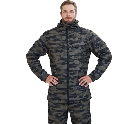 Костюм URSUS "РОВЕР" куртка/брюки, цвет КМФ "133", ткань Полофлис КОС346-ЦВЕТ 133/64-66, 182-188