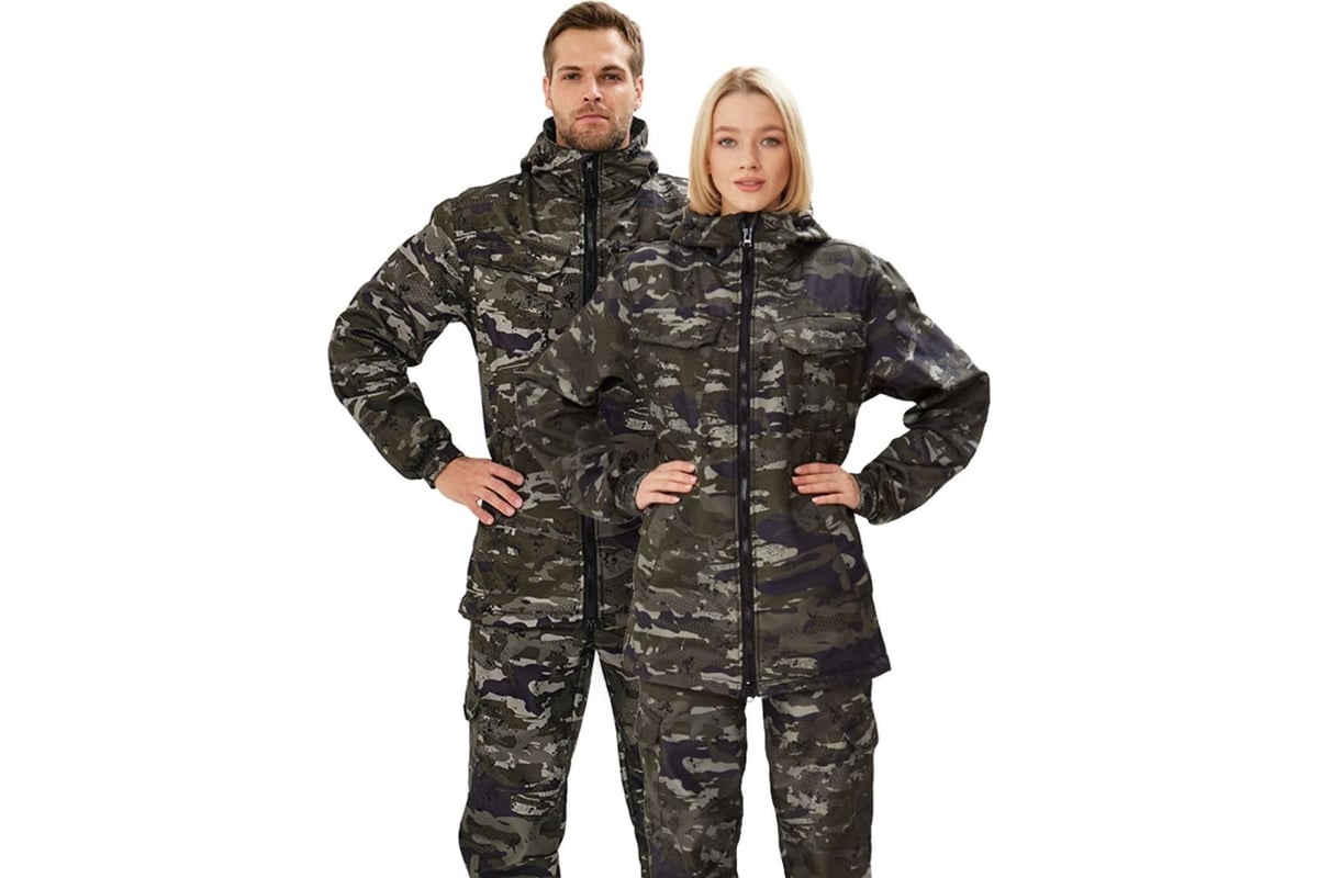 Костюм URSUS "РОВЕР" куртка/брюки, цвет КМФ "Бастион", ткань Полофлис ...