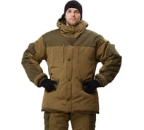 Костюм зимний URSUS "ГОРКА" куртка/брюки, цвет светлый хаки/темный хаки, ткань Полибрезент КОС288-ЗМ-ХАКИ/60-62, 170-176