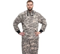 Костюм туристический ПРТНЦФ с сеткой URSUS цвет КМФ "Цифра светло-серый", ткань Грета КОС285-К141/48-50, 182-188