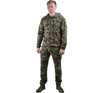 Костюм трикотажный URSUS "ТИР-3" серо-зеленая цифра куртка/брюки, 100% хлопок КОС304/48-50