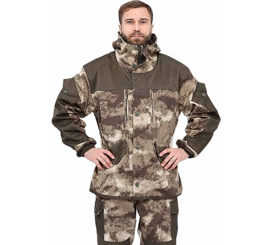 Костюм демисезонный URSUS "ГОРКА" куртка/брюки, цвет КМФ "Облака бежевый", ткань Твил рип-стоп/Грета КОС481-ОБЛАКА БЕЖЕВЫЙ/60-62, 170-176 1