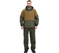 Костюм туристический ПРТНЦФ с сеткой URSUS цвет хаки/светлый хаки, ткань палатка 235 КОС258-темный хаки/светлый хаки/44-46, 170-176