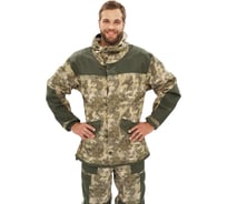 Костюм URSUS "ГОРКА-ГОРЕЦ" куртка/брюки, цвет КМФ "Туман"/темный хаки, ткань Грета КОС818-ТУМАН/64-66, 182-188