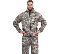 Костюм URSUS "ТУРИСТ 1" куртка/брюки, цвет КМФ "Цифра светло-серый", ткань Грета КОС286-ЦИФРА светло-серый/48-50, 182-188