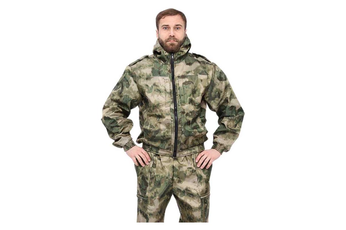 Костюм URSUS "КАСКАД" куртка/брюки, цвет: кмф "штурм", ткань: полофлис ...