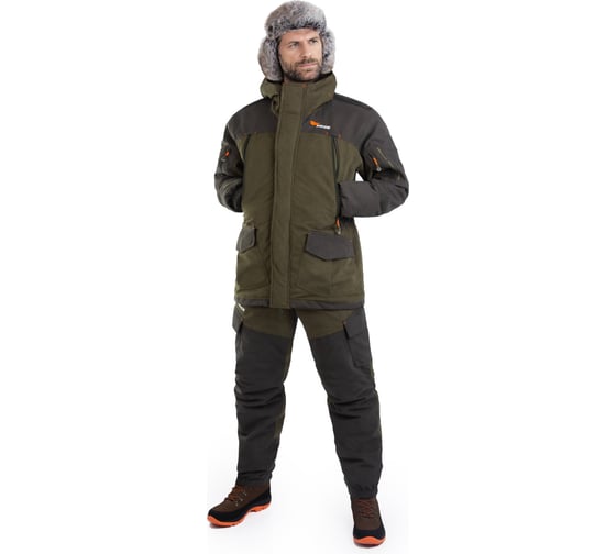 Костюм для охоты зимний Pride Магнум V2 -15, хаки, р-р 60-62 рост 170-176 4660335515172