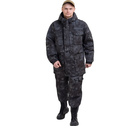 Мужской демисезонный костюм URSUS ЯЛ-02-151, р.48-50, рост 170-176, кмф черный 90003299