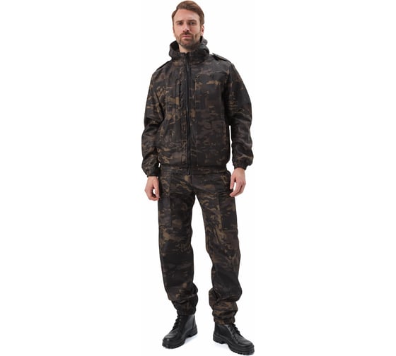 Костюм URSUS "КАСКАД" куртка/брюки, кмф "Соты зеленые ", Полофлис, р.48-50, 170-176 КОС345-СОТЫ ЗЕЛЕНЫЕ/48-50, 170-176