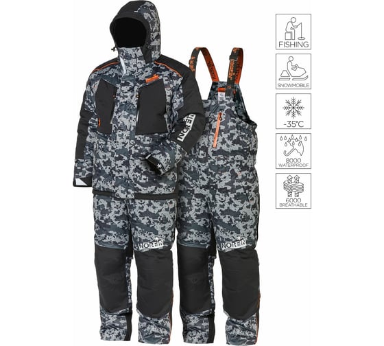 Зимний костюм NORFIN DISCOVERY 2 LE CAMO 03 р.L 452303-L