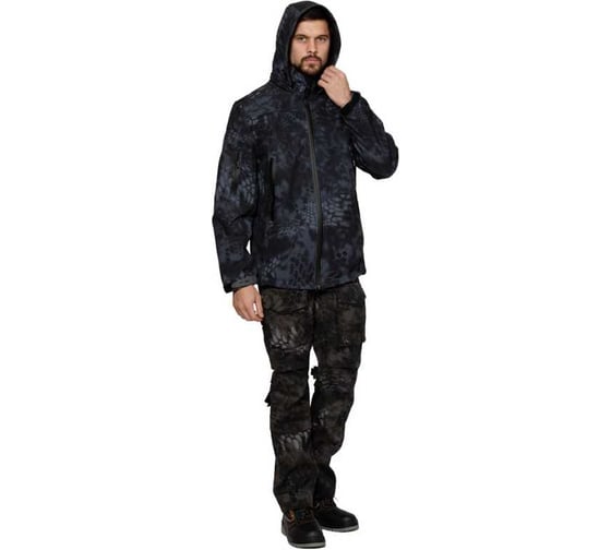 Куртка мужская Прабо Tactical КМФ питон ночь 112/182-188 (56/5) 18578