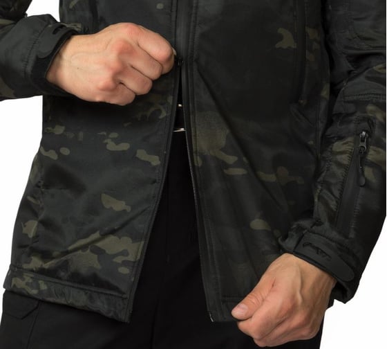 Куртка мужская Прабо Tactical КМФ чёрный ягель 112/170-176 (56/3) 10379