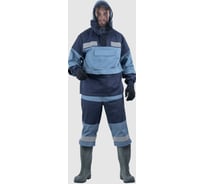 Костюм противоэнцефалитный ГК Спецобъединение БИОСЕЙФ ПРОТЕКТ, серый-синий (96-100, 158-164), компл Кос 092/96/158