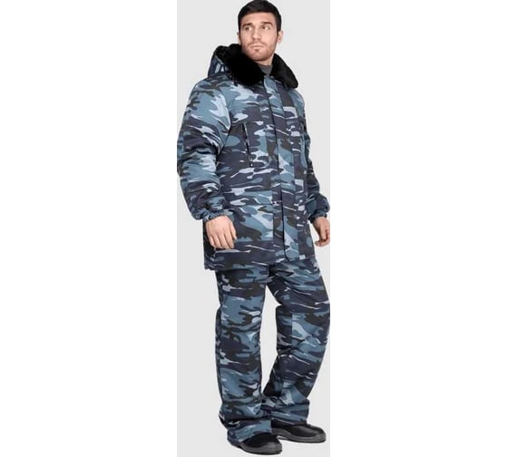 Костюм ГК Спецобъединение ГОРОД зимний, КМФ серый (120-124, 206-212) Кос 409/120/206 1