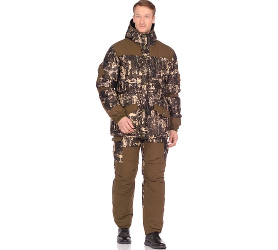 Зимний костюм WOODLINE Снежный барс, мох, р. XXXXL 0070824 1