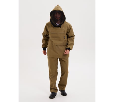 Костюм Антигнус РАССО Плюс (ткань палатка, хаки), р.60-62/170-176 76906 (60/170)