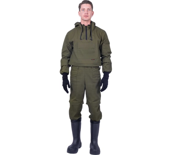 Костюм ГК Спецобъединение ПРОТИВОЭНЦЕФАЛИТНЫЙ ТАЙГА, хаки, тк.палатка (104-108, 206-212) Кос 061/104/206 1